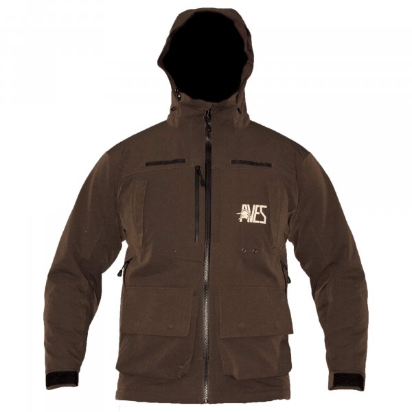 AVES-Bering-Jacket-Brown-Front